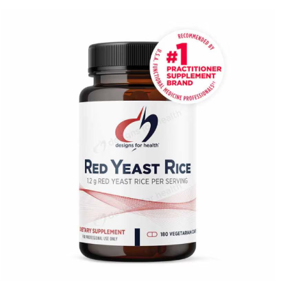 Designs For Health Red Yeast Rice 180Veg Capsules