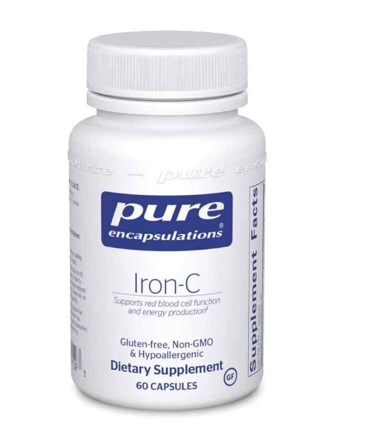 Pure Encapsulations Iron-C 60Capsules