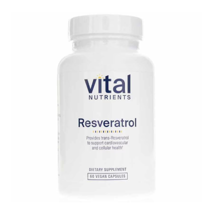 Vital Nutrients Resveratrol Ultra High Potency 500 Mg 60Veg Capsules