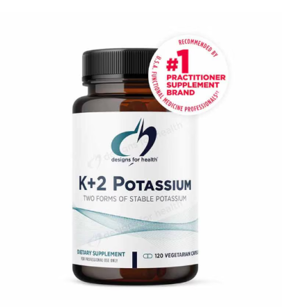 Designs For Health K+2 Potassium 120Veg Capsules