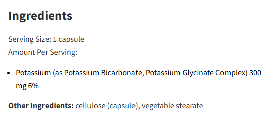 Designs For Health K+2 Potassium 120Veg Capsules