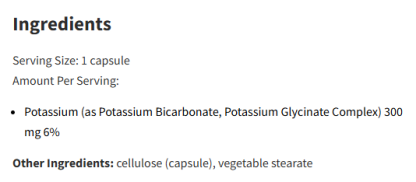 Designs For Health K+2 Potassium 120Veg Capsules