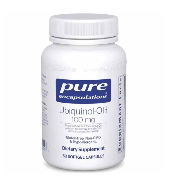  Pure Encapsulations Ubiquinol-QH 100 Mg 60Softgels