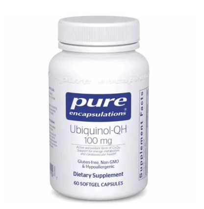  Pure Encapsulations Ubiquinol-QH 100 Mg 60Softgels