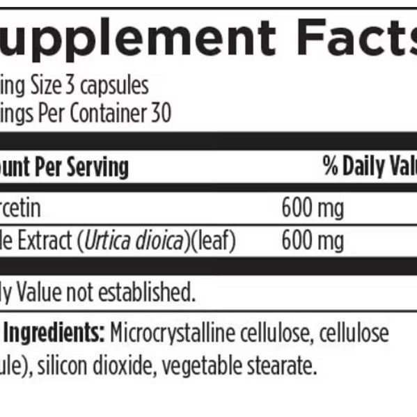  designs for health Quercetin + Nettles  90 capsules