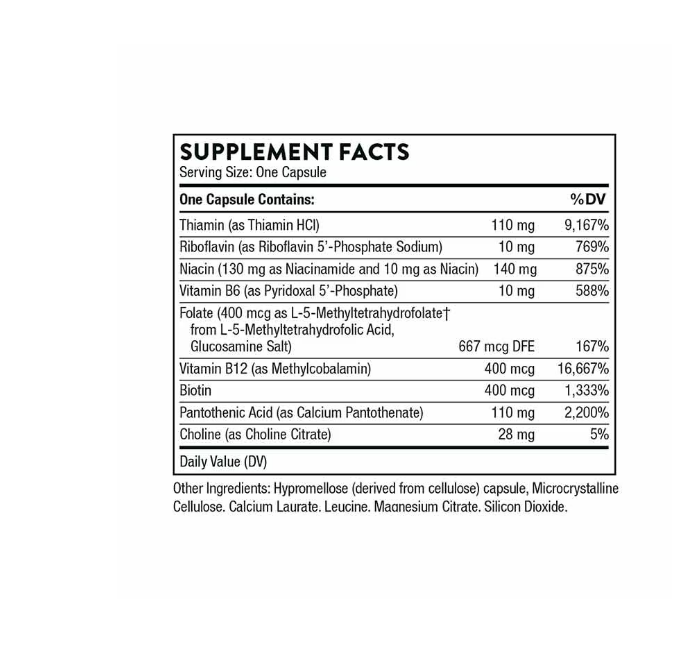 Thorne Basic B Complex 60 Capsules