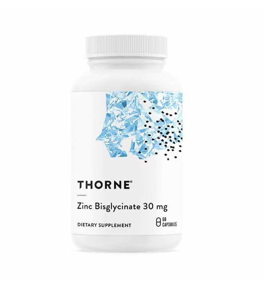 Thorne Zinc Bisglycinate 30 Mg 60Capsules