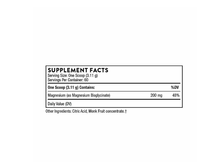 Thorne Magnesium Bisglycinate Powder 6.5Oz