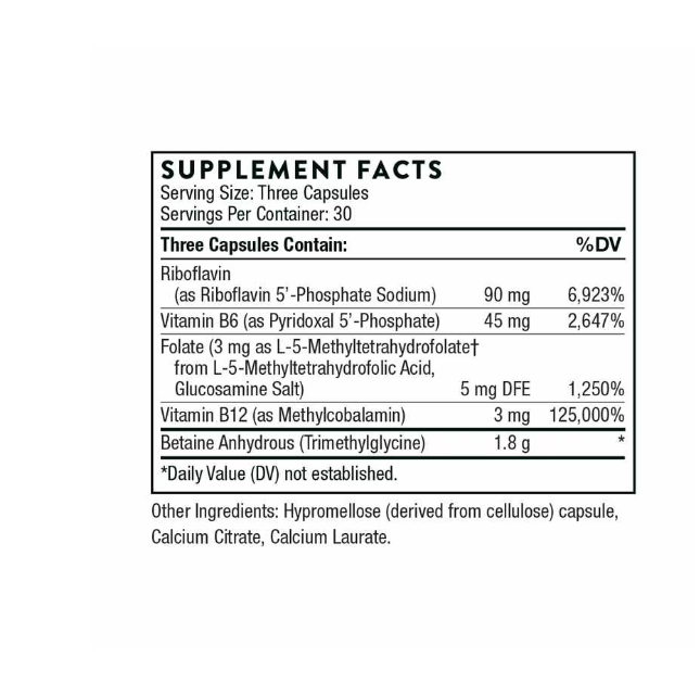 Thorne Methyl-Guard Plus® Methylation Factors 90Veg Capsules