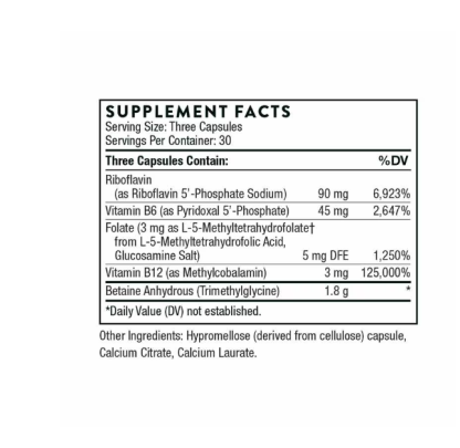 Thorne Methyl-Guard Plus® Methylation Factors 90Veg Capsules