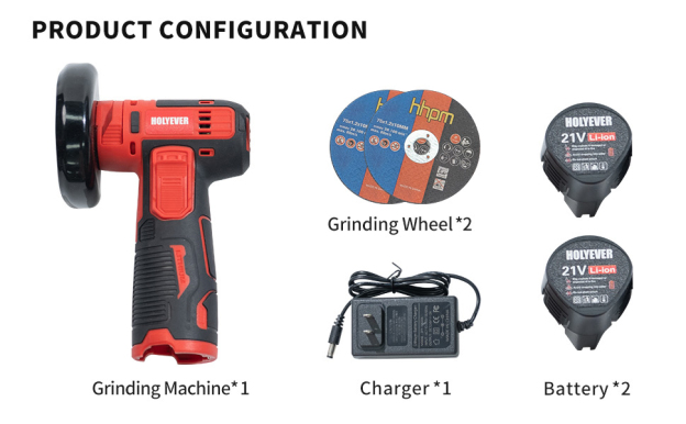 HOLYEVER Cordless Angle Grinder-Holyever