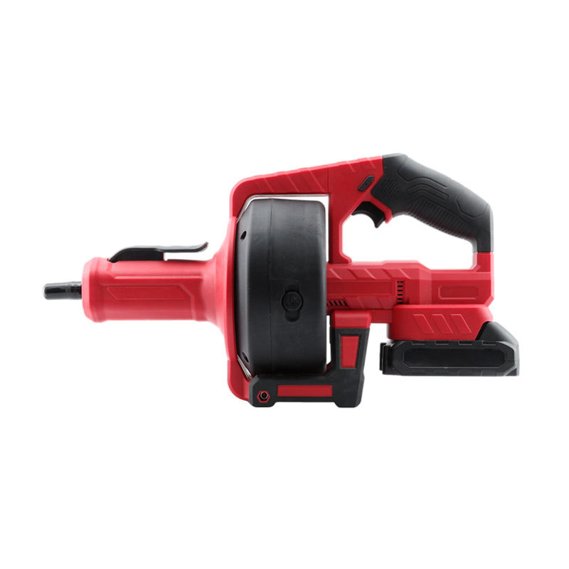 Electric Drain Auger, Electric Pipe Unclogger, With 1x2000mAh Makita 21V Li-Ion Battery, Charger & Gloves.