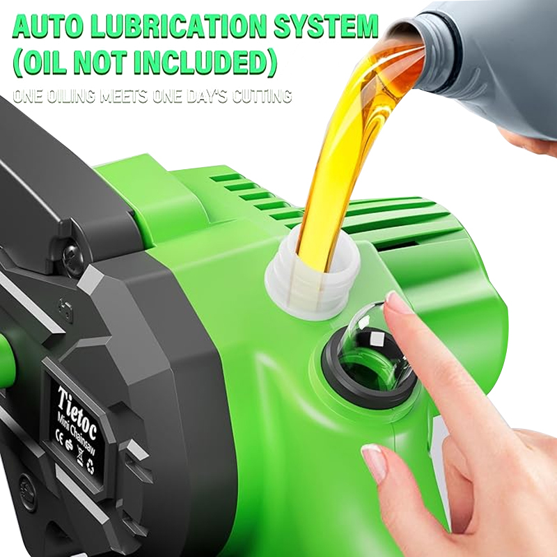 Holyever 6-Inch Brushless Electric Chainsaw,  with 1x1500mAh Makita 21V Li-Ion Battery, Handheld Pruning Saw for Tree Branches, Yard, Home & Garden