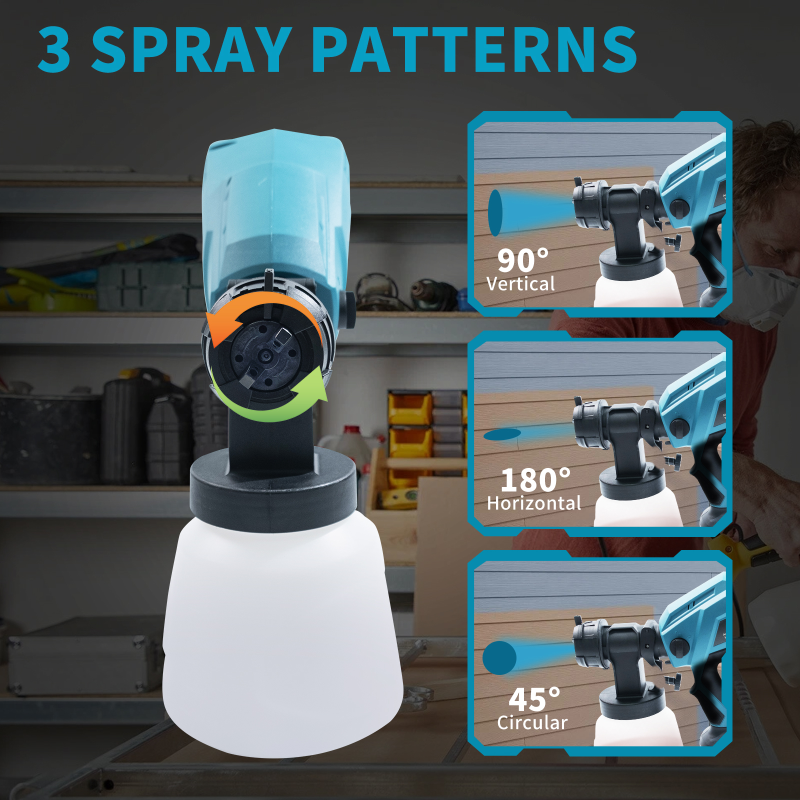 HOLYEVER 1000ML Varnish Spray Gun-Holyever