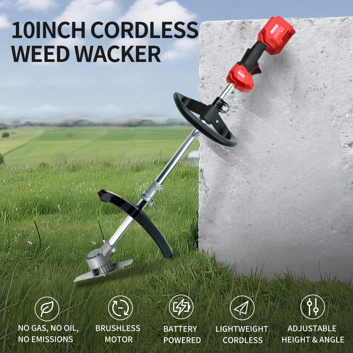 HOLYEVER 800W 10 Inch lawnmower (String  Trimmer)-Holyever