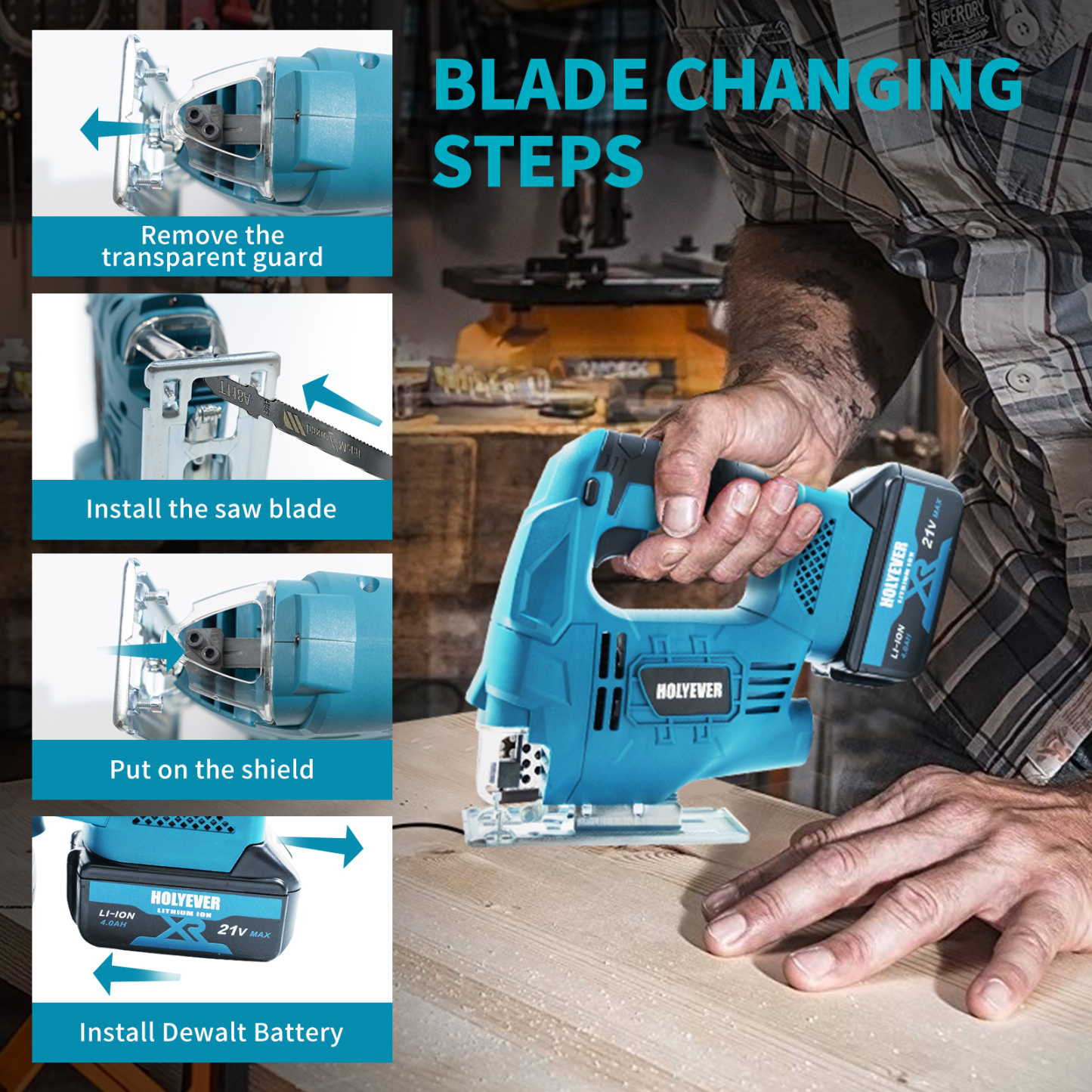 HOLYEVER Brushless Jig Saw-Holyever