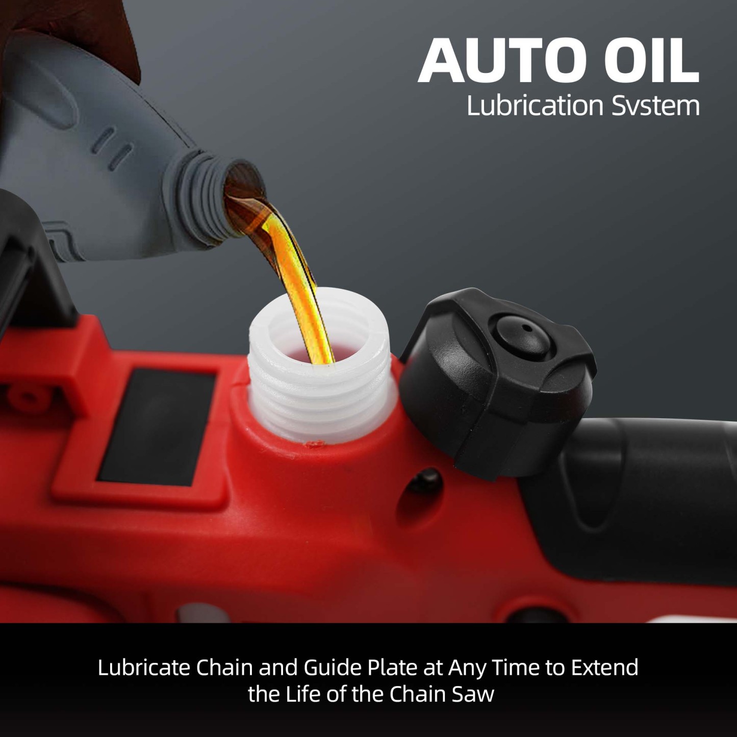 Holyever Cordless High Speed 12" Chain Saw, with 2x6.0Ah Makita 21V Li-Ion Batteries,  Brushless Motor, Automatic Lubrication, Great for Logging, Crafts, Home, Gifts