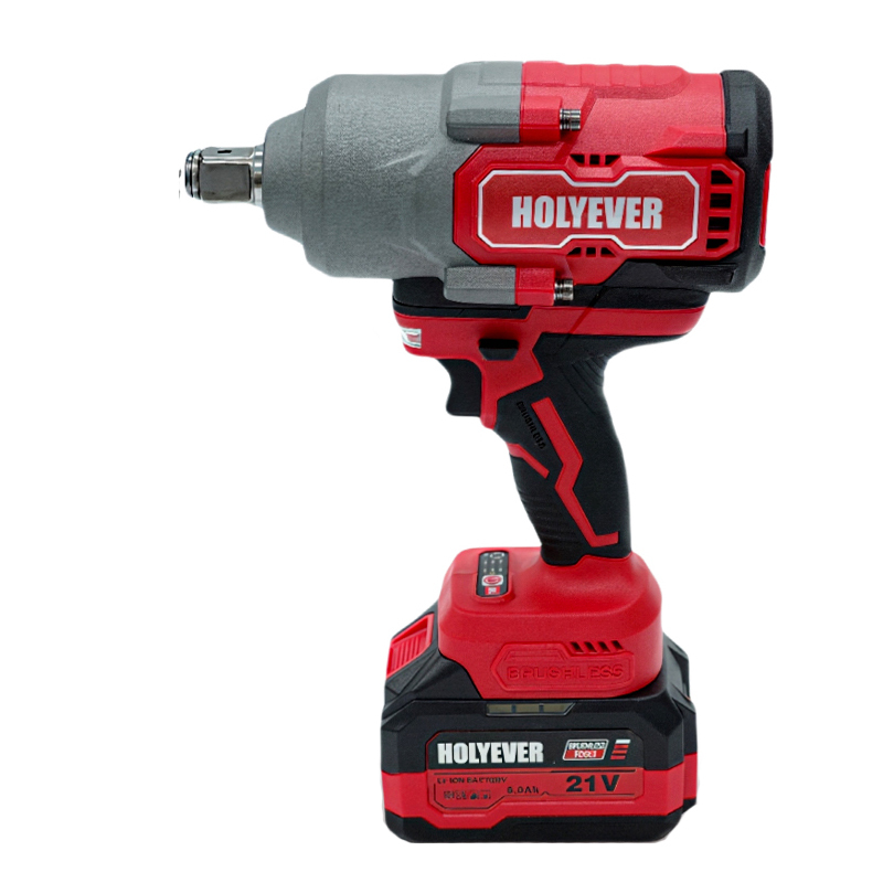2000N·m Brushless Cordless Impact Wrench, 1/2" Chuck,  with 2x6.0Ah Makita 21V Li-Ion Batteries