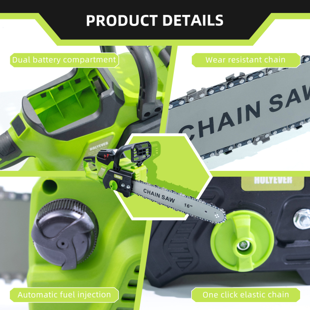 HOLYEVER 42V 16-Inch Brushless Cordless Chainsaw-Holyever