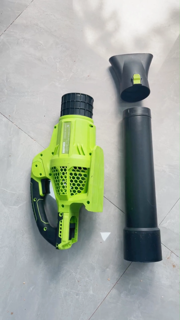 Ducted Turbo Blower, Cordless Brushless Electric Blower, With 2x4.0Ah Makita 21V Li-Ion Batteries