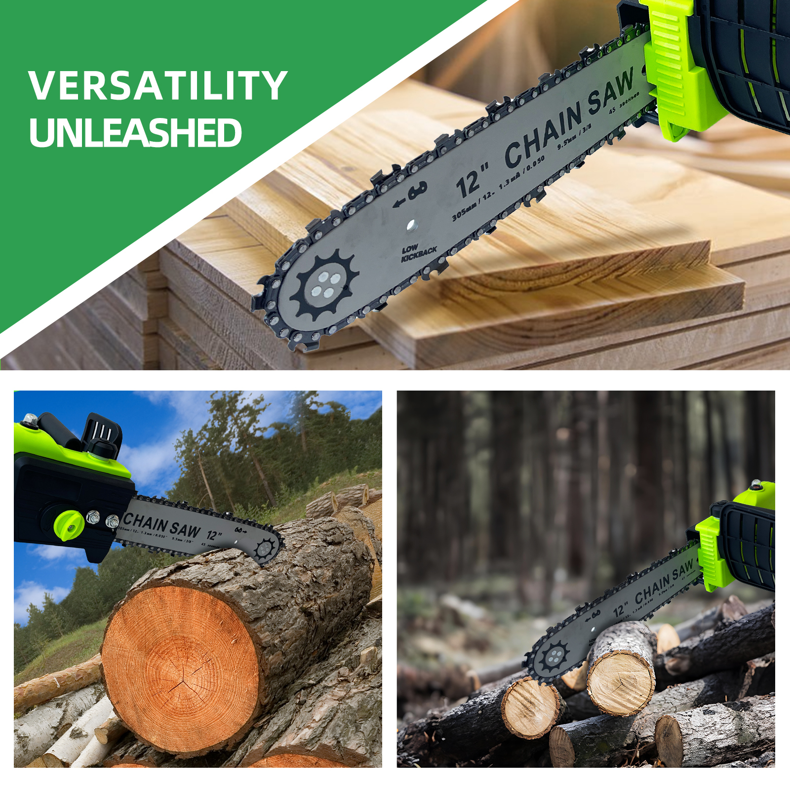 HOLYEVER 12-inch Brushless Electric Chainsaw-Holyever