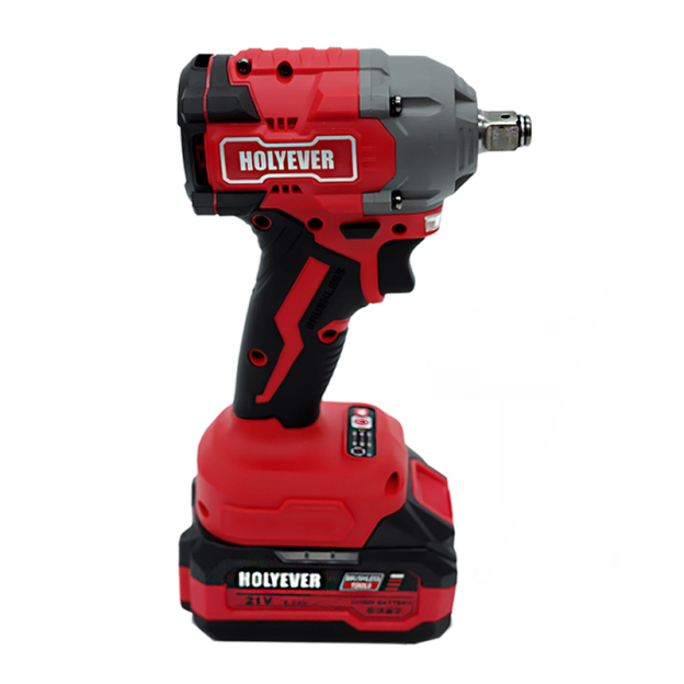 550N·m Brushless Cordless Impact Wrench, 1/2" Chuck,  with 2x6.0Ah Makita 21V Li-Ion Batteries