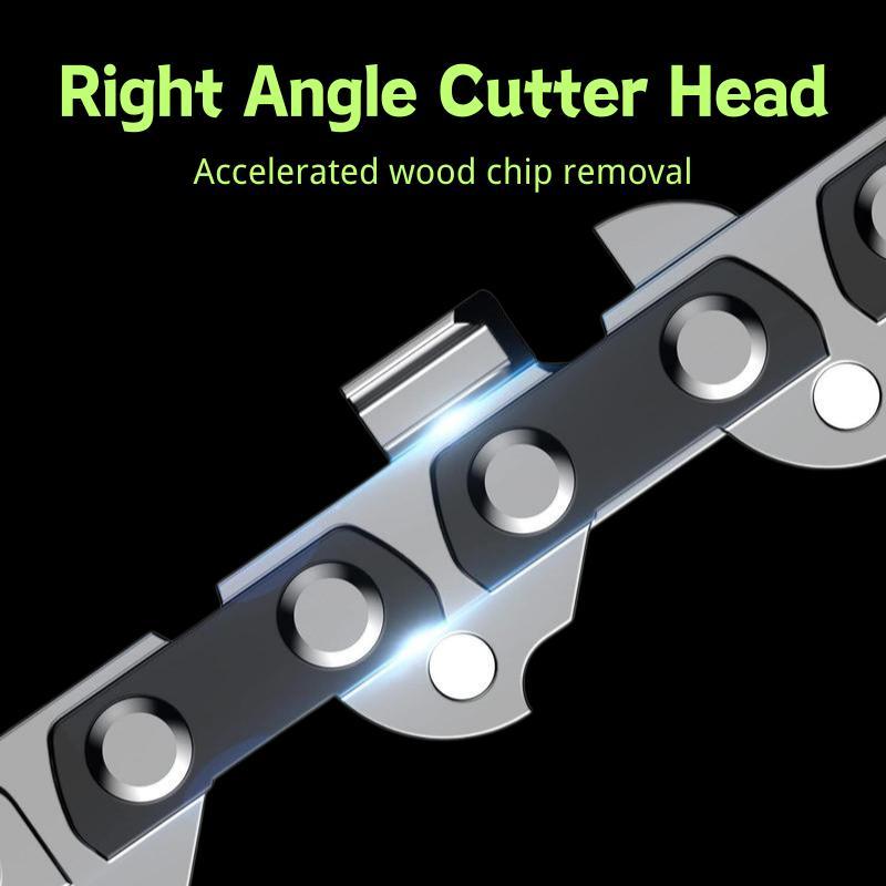 12" Chainsaw Chain 1/4-62-0.043, High Speed Steel Replacement