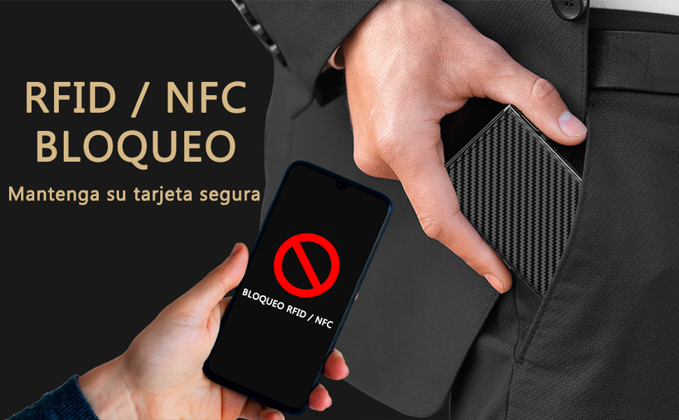 Tarjetero de Cuero para Hombre