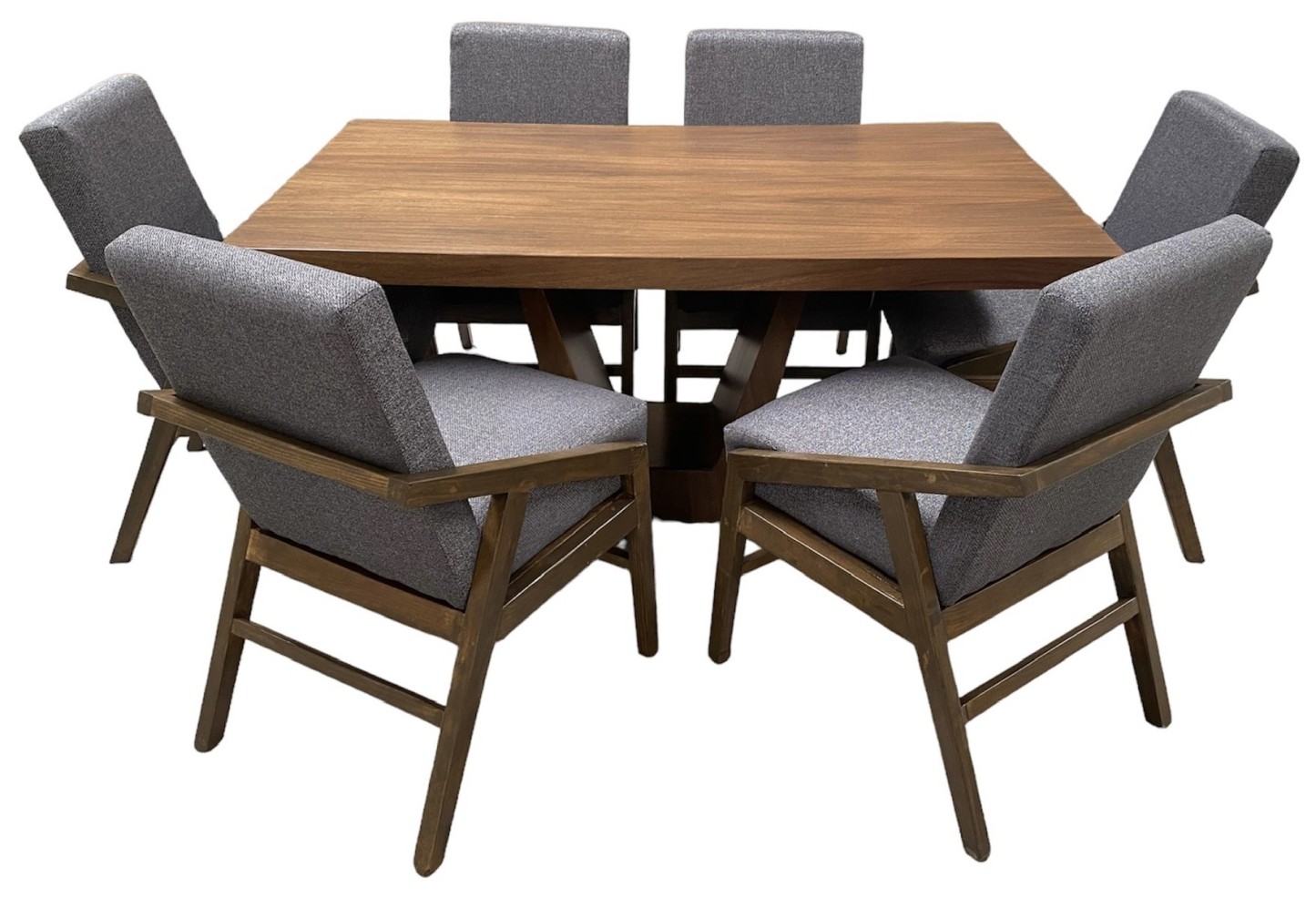 Set de Comedor Orion 6 Sillas 160x100 cm, Mdf UV