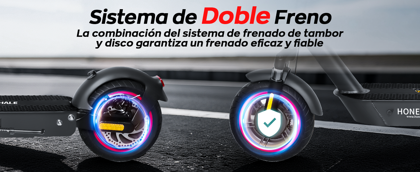 HONEYWHALE E9 MAX Scooter El&eacute;ctrico Plegable para Adultos