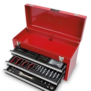 dados, accesorios, herramientas, urrea, caja metalica