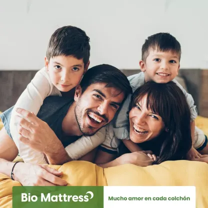 Colchon Queen Size Bio Cotton Memory Foam Bio Mattress Color Blanco