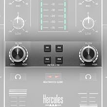 Filtro/FX, transición, efecto de filtro combinado, controlador dj