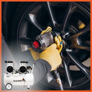 Compresor Marietta 3HP 65L para inflar neumáticos