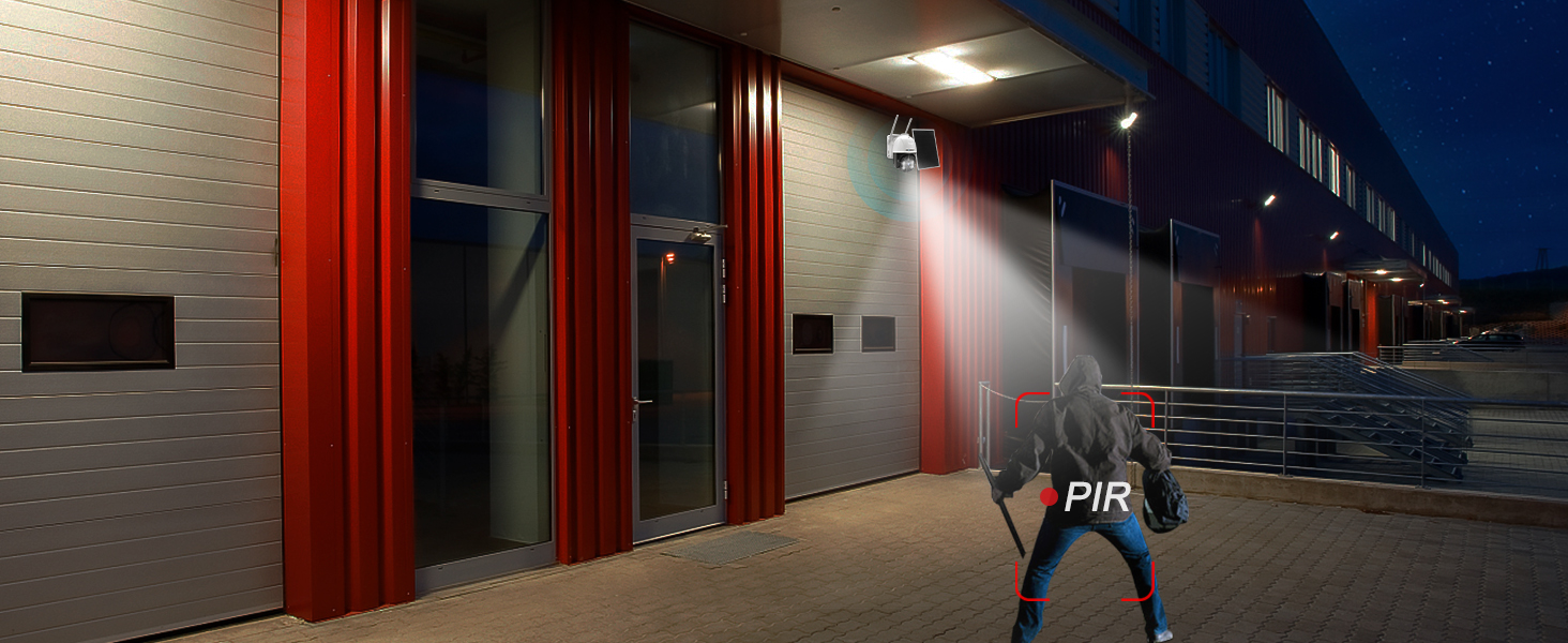 Sim GENBOLT IP C&aacute;mara  Sin WiFi con Bater&iacute;a PTZ Seguimiento surveillance c&aacute;mara 