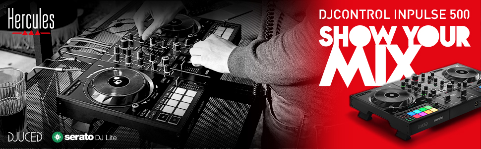 Hercules Dj, Hércules Dj, impulse 500, Inpulse 500, Hércules Inpulse, Dj Controller Hércules