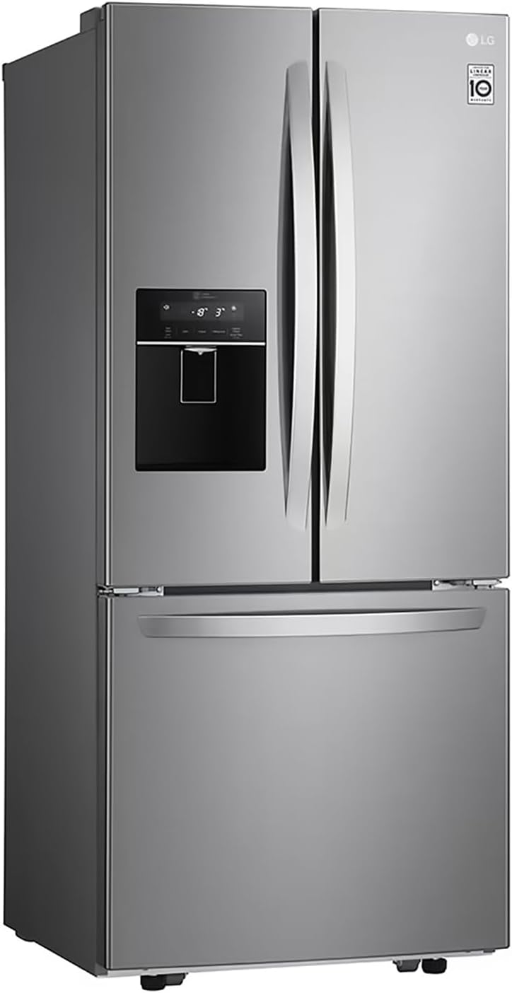 REFRIGERADOR 22" COLOR ACERO INOX FRENCH DOOR INVERTER MARCA LG GM22SGPk