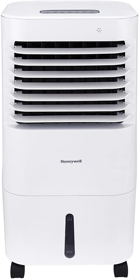 Honeywell Enfriador de Aire CL152 con Ionizador y Panel Antibacterial. 15 litros. Enfría hasta 19 m2
