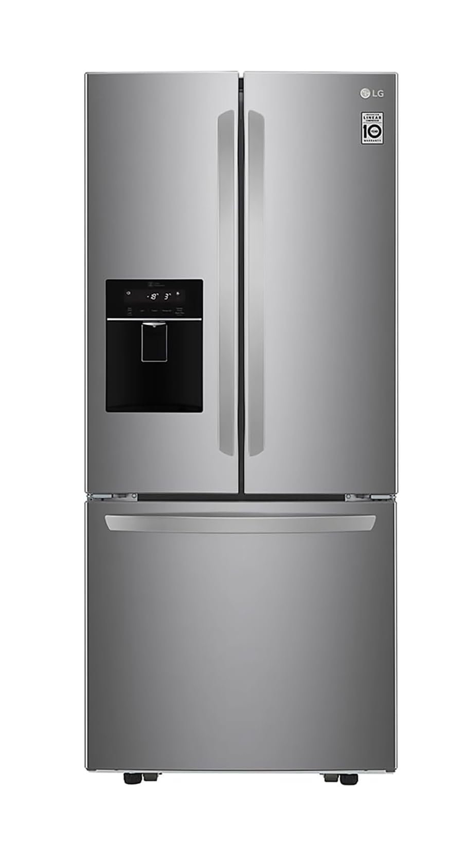 REFRIGERADOR 22" COLOR ACERO INOX FRENCH DOOR INVERTER MARCA LG GM22SGPk