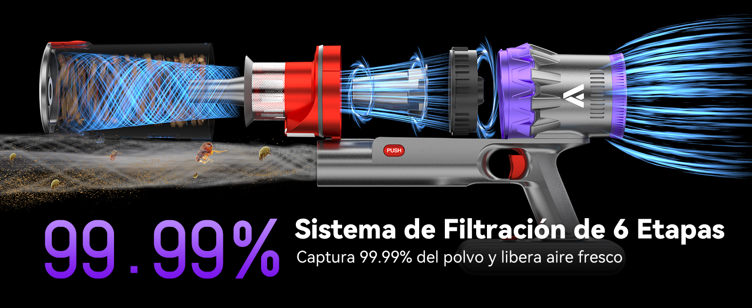 Aspiradora inal&aacute;mbrica