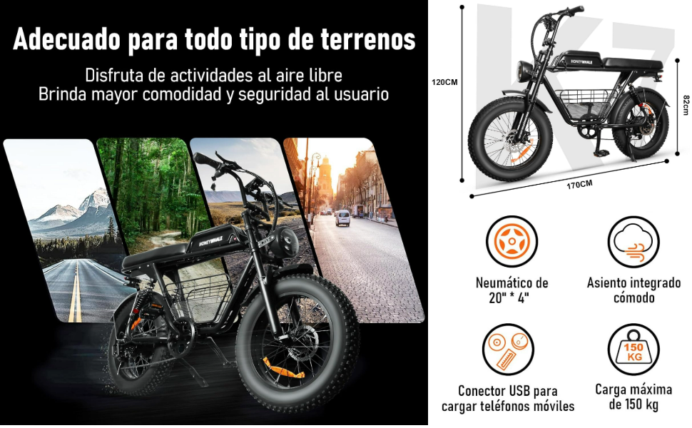  Pro Scooter Eléctrico Plegable para Adultos, Motor de 500 W de Potencia Máxima