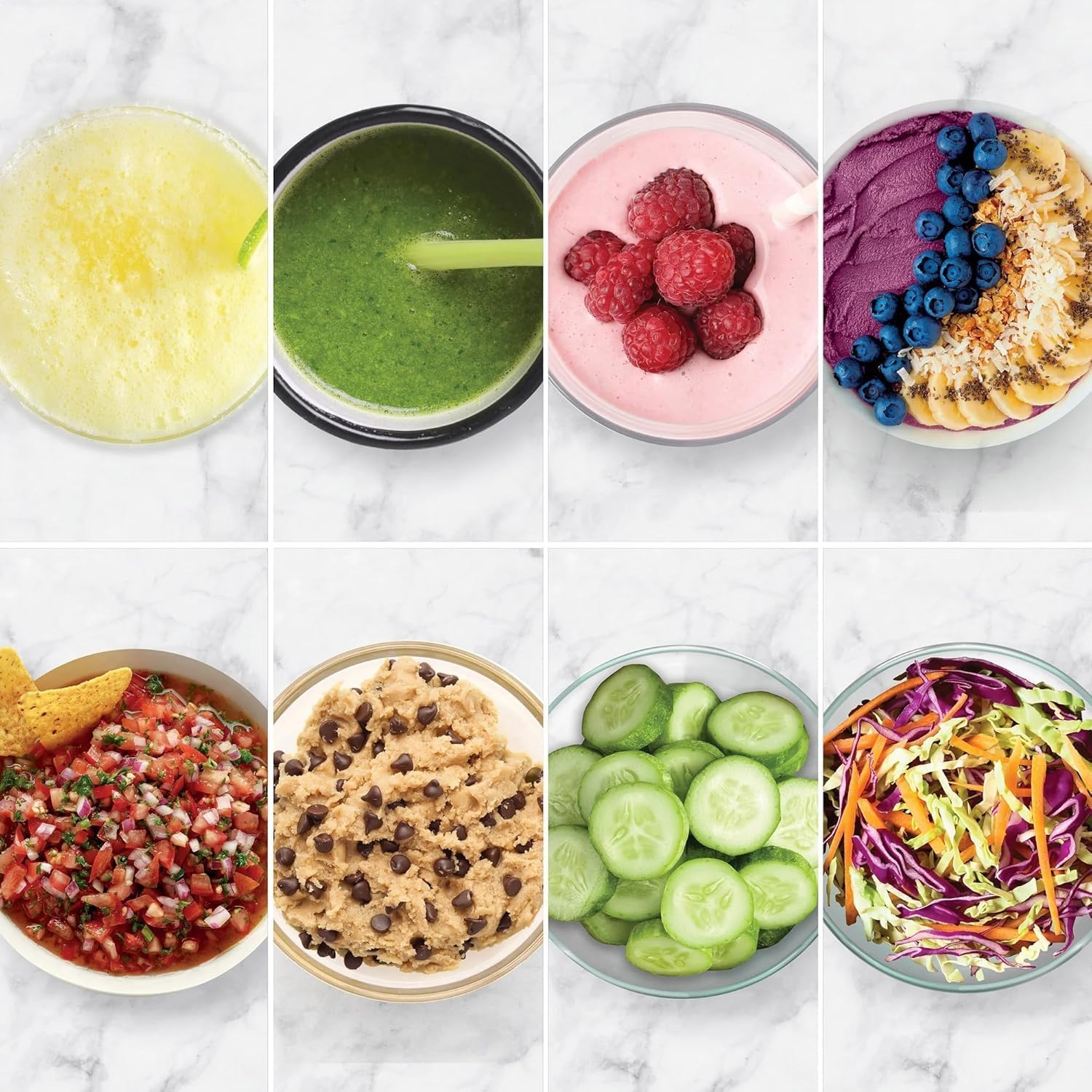 Ninja CO905KS Deluxe Kitchen System, Potencia 1600W, Procesador con Licuadora, Jarra 86oz, 2 Vasos 24oz, Tecnología Auto-IQ, Sistema de Cocina Profesional Multifuncional, Color Negro (Reacondicionado)