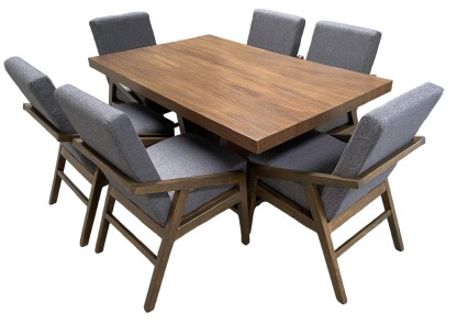 Set de Comedor Orion 6 Sillas 160x100 cm, Mdf UV