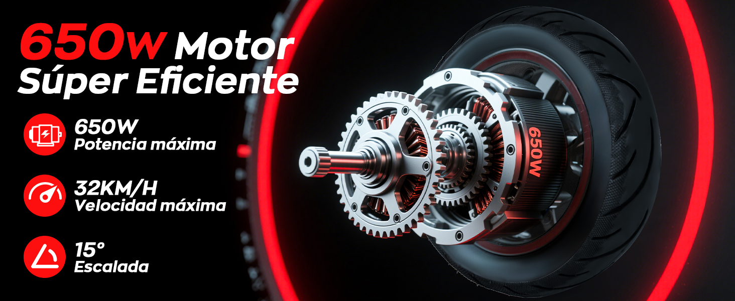 HONEYWHALE E9 MAX Scooter El&eacute;ctrico Plegable para Adultos