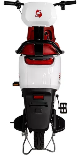 Bicicleta Electrica Luz Led Scooter 50 Km/h 3 Velocidades Color Rojo