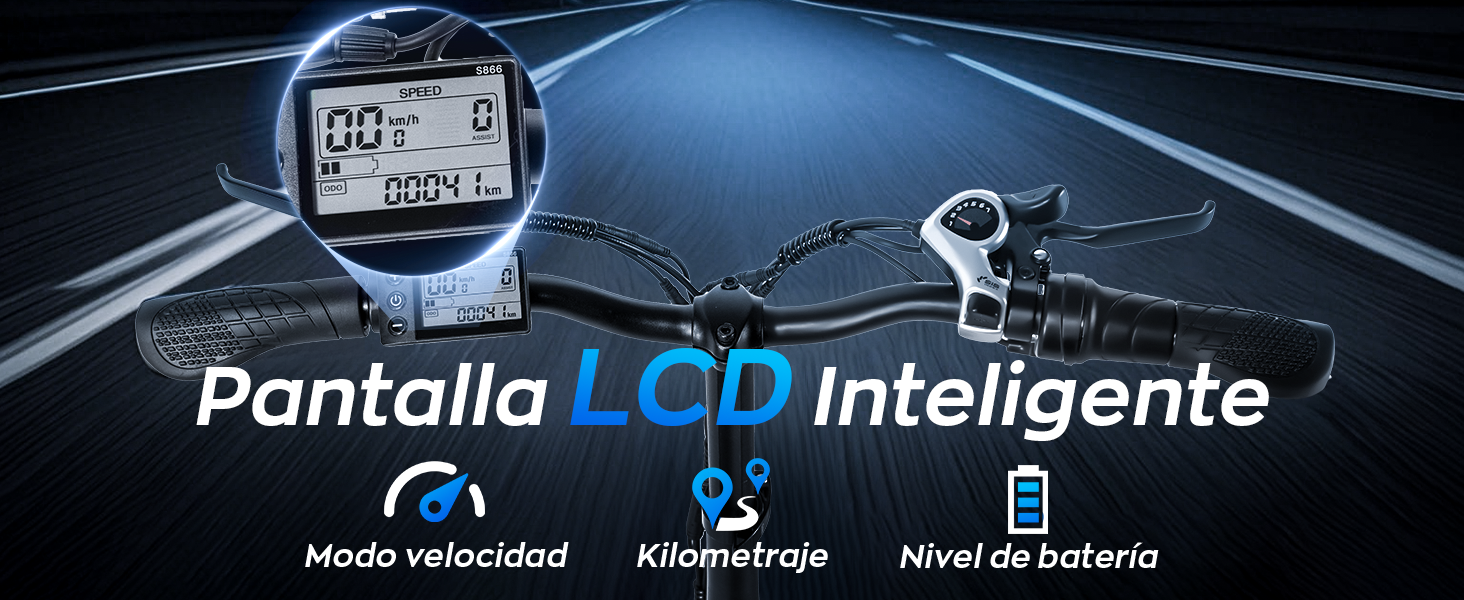 HONEYWHALE F6 Bicicleta de Montaña de 7 Velocidades