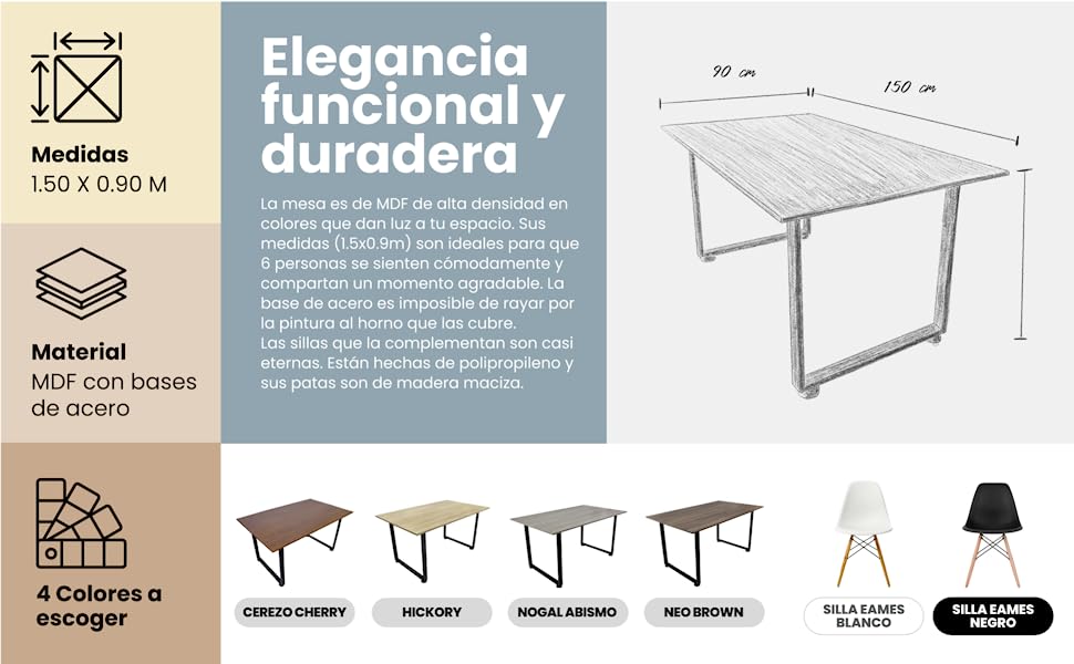 Elegancia funcional y duradera