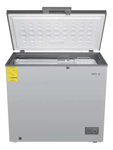 Congelador Aspix 7 Pies Gris Color Plateado(plata)