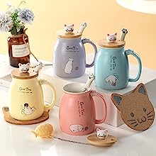  regalos para mujeres, novias, niñas, amantes de los gatos (13 onzas)