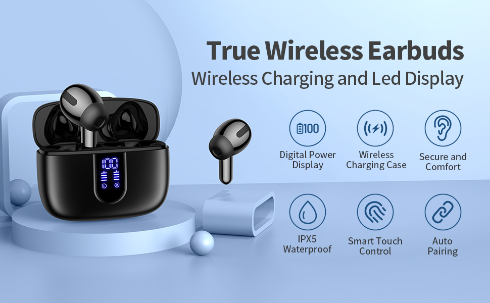 Auriculares inalámbricos verdaderos